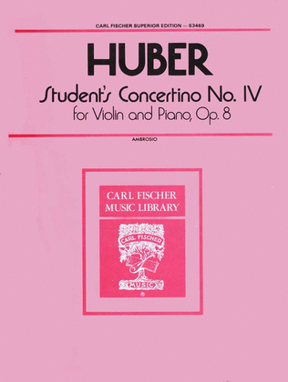 Student's Concertino No. IV