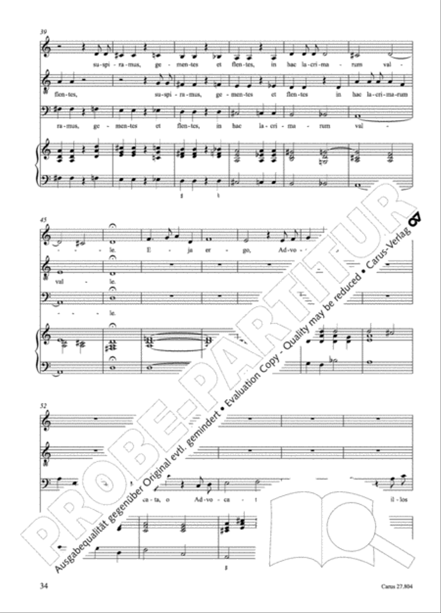 Hinni, Salve Regina, Motetti Score scores gallery preview page 59