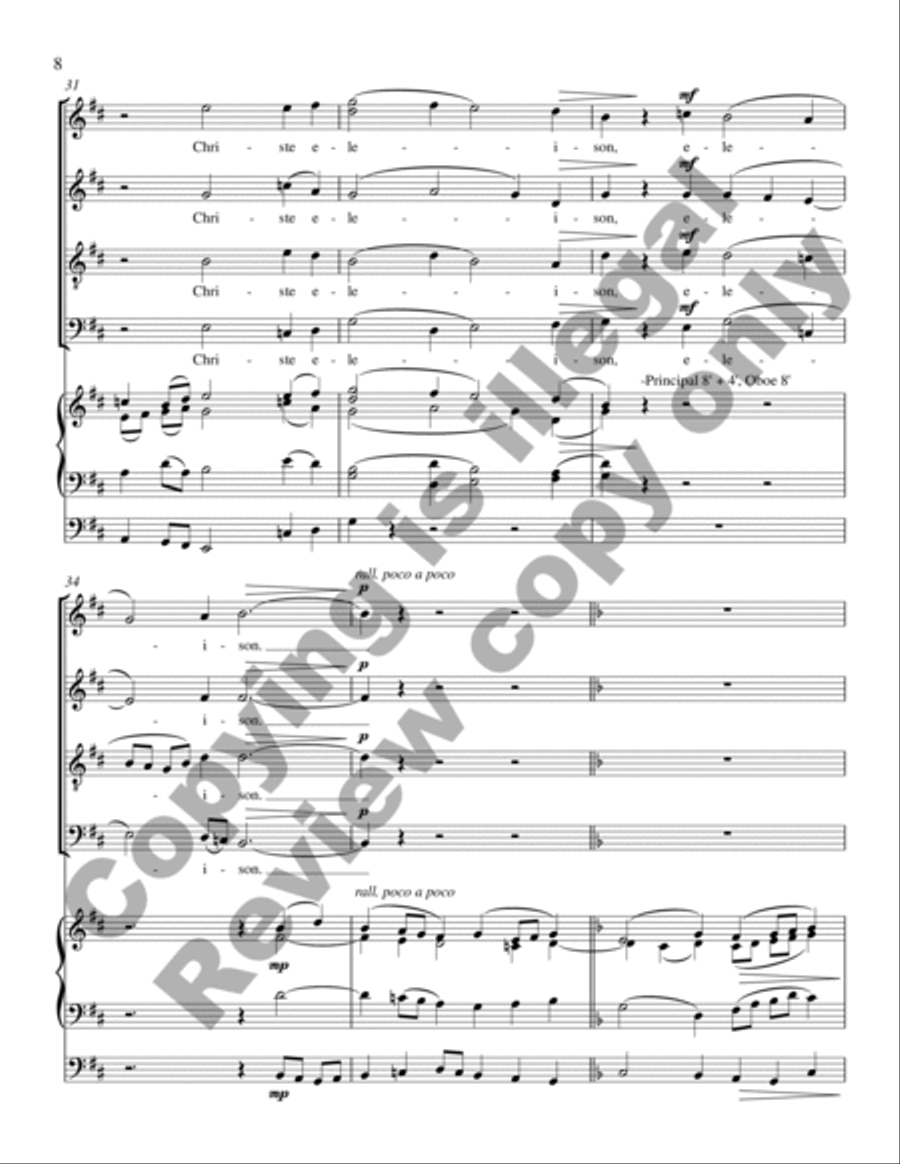 Missa in dulci jubilo (Choral Score) 4-Part scores gallery preview page 8
