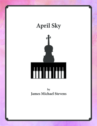 Book cover for April Sky - Violin & Piano