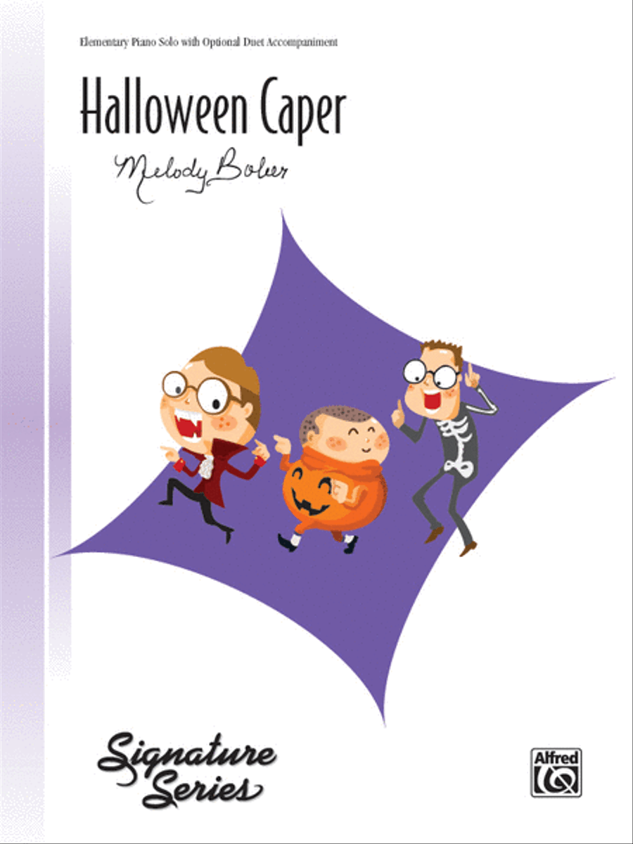 Halloween Caper Easy Piano scores gallery preview page 1