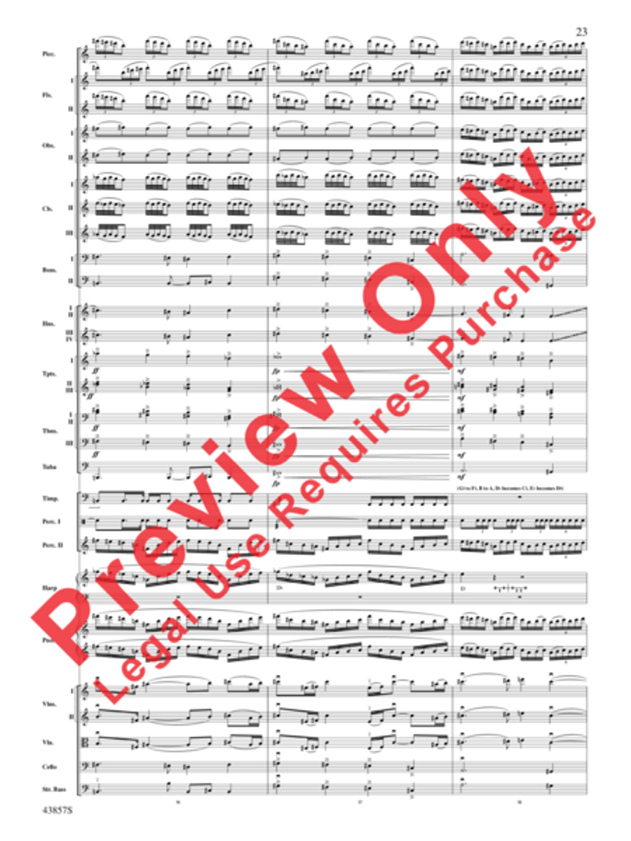 Unconquered Full Orchestra scores gallery preview page 24