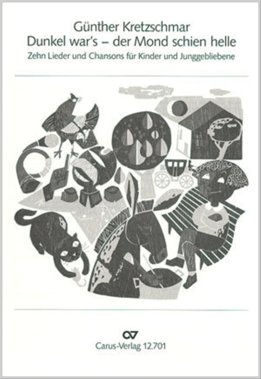 Dunkel war's, der Mond schien helle. 10 Lieder und Chansons Choir scores gallery preview page 1