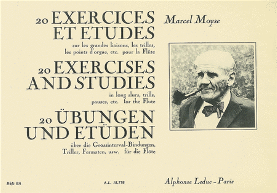 20 Exercices et Etudes pour Flute Flute scores gallery preview page 1