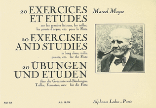 Book cover for 20 Exercices et Etudes pour Flute