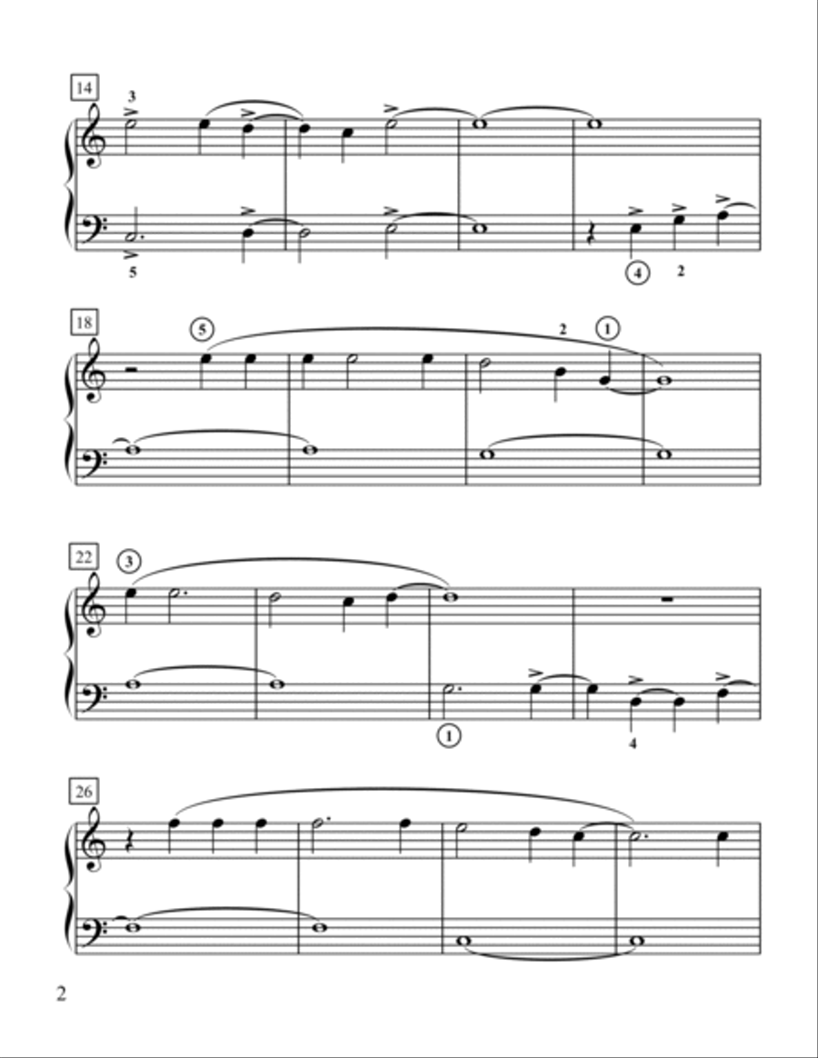 Pokemon (dance Mix) Easy Piano scores gallery preview page 2