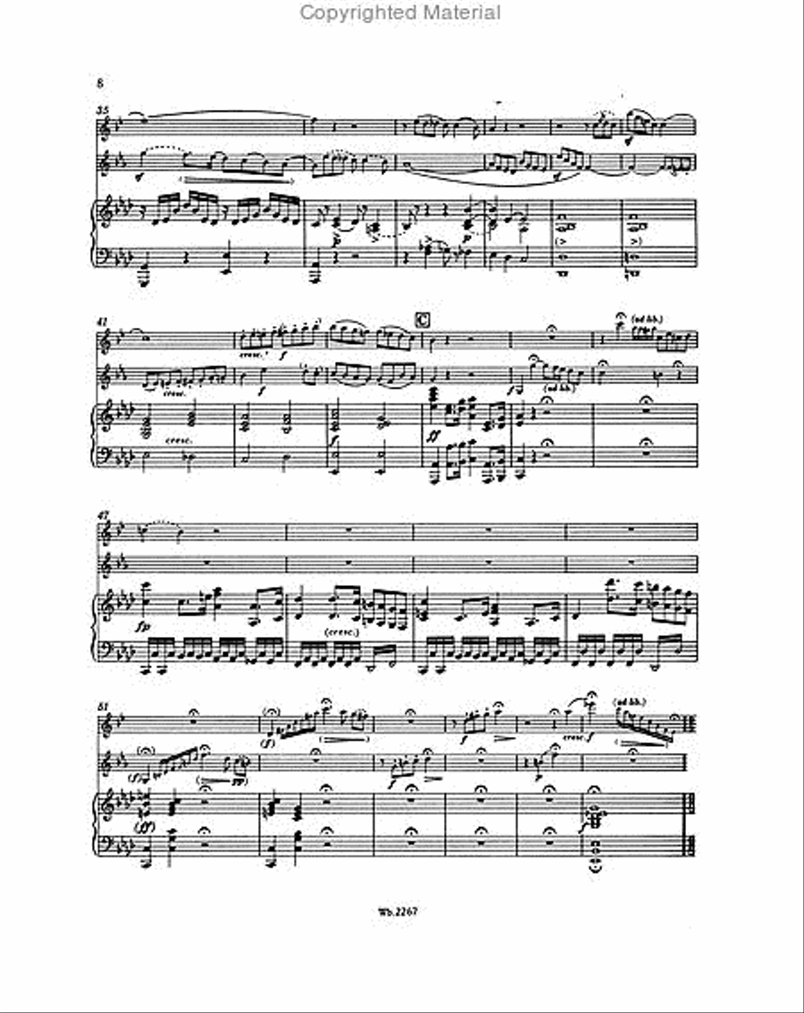 Concert Piece No. 1 in F minor [Op. 113] MWV Q 23 Clarinet scores gallery preview page 4