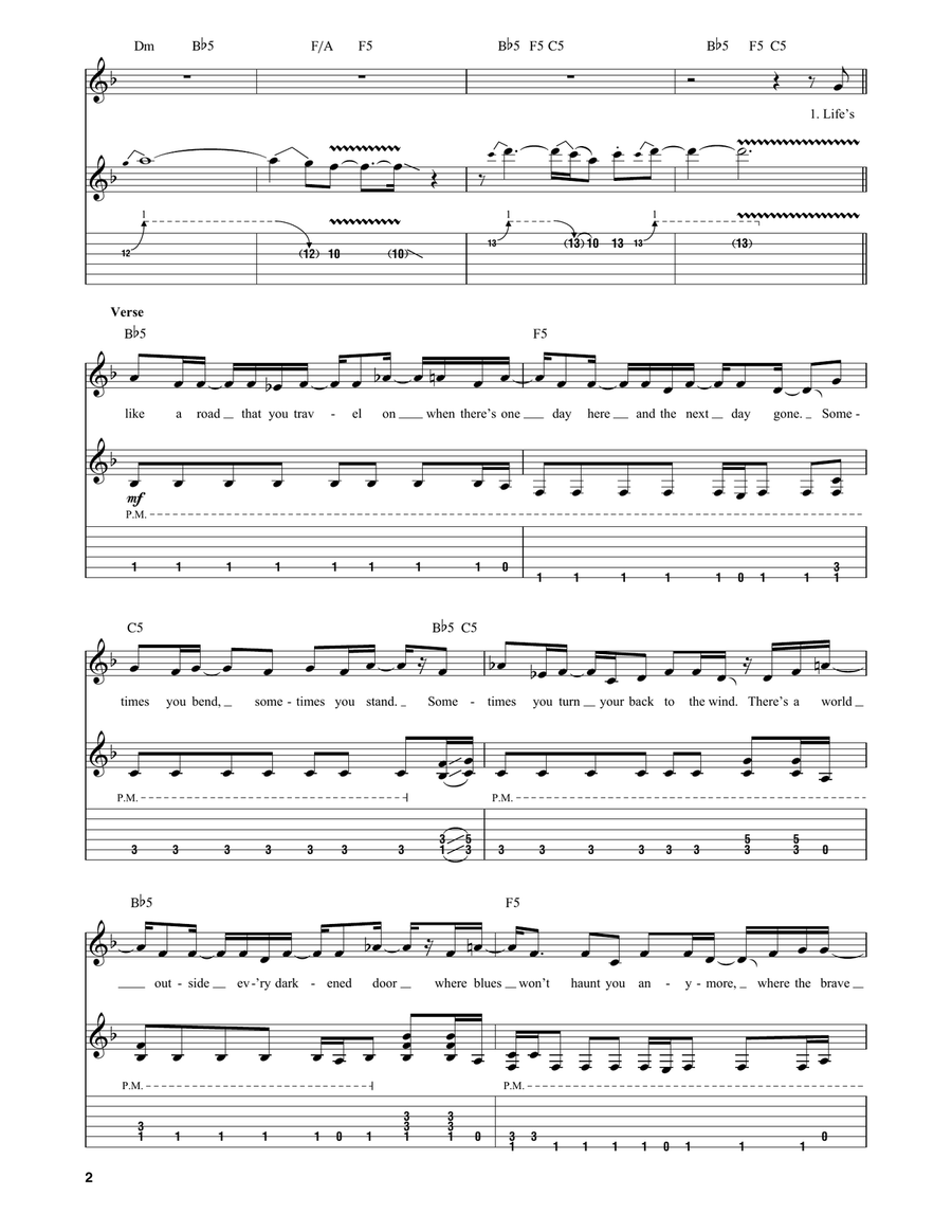 Life Is A Highway (from Cars) Acoustic Guitar scores gallery preview page 2
