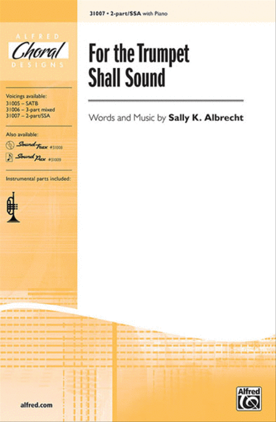 For the Trumpet Shall Sound 2-Part scores gallery preview page 1