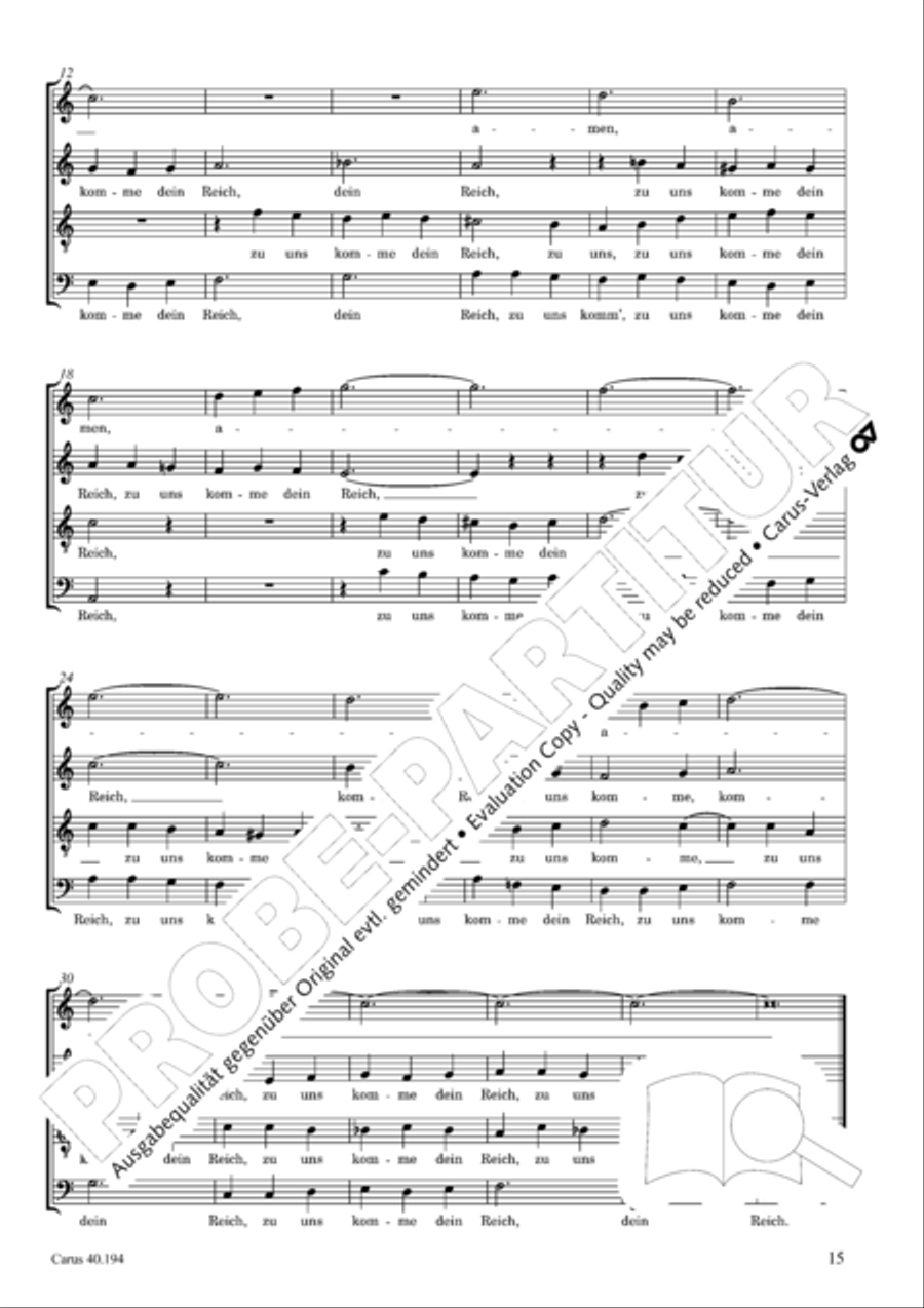 Liturgische Gesange (Totensonntag) Score scores gallery preview page 16