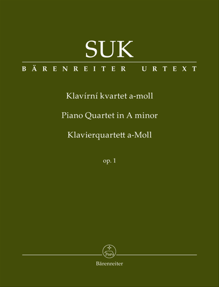 Piano Quartet A minor op. 1 Piano Quartet scores gallery preview page 1