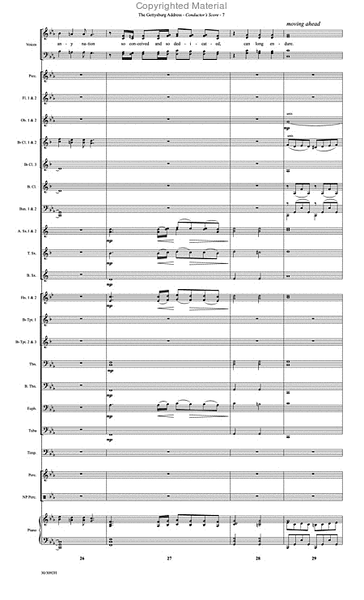 The Gettysburg Address - Wind Ensemble Score and Parts