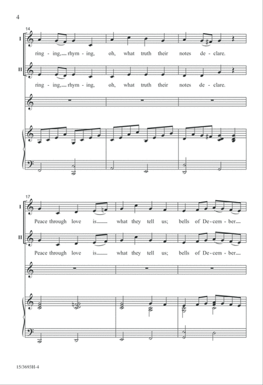 Bells of December Bells of December 2-Part scores gallery preview page 4
