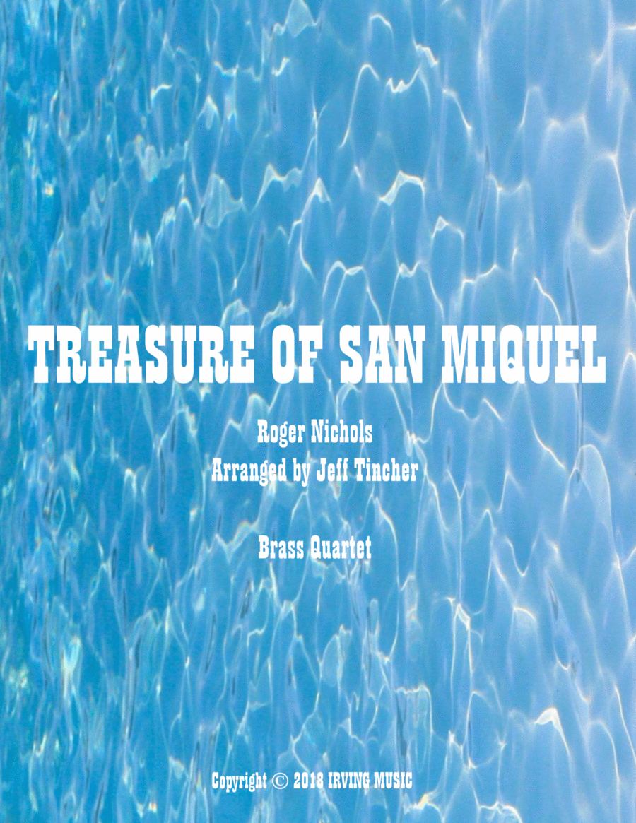 Treasure Of San Miquel Brass Quartet scores gallery preview page 1