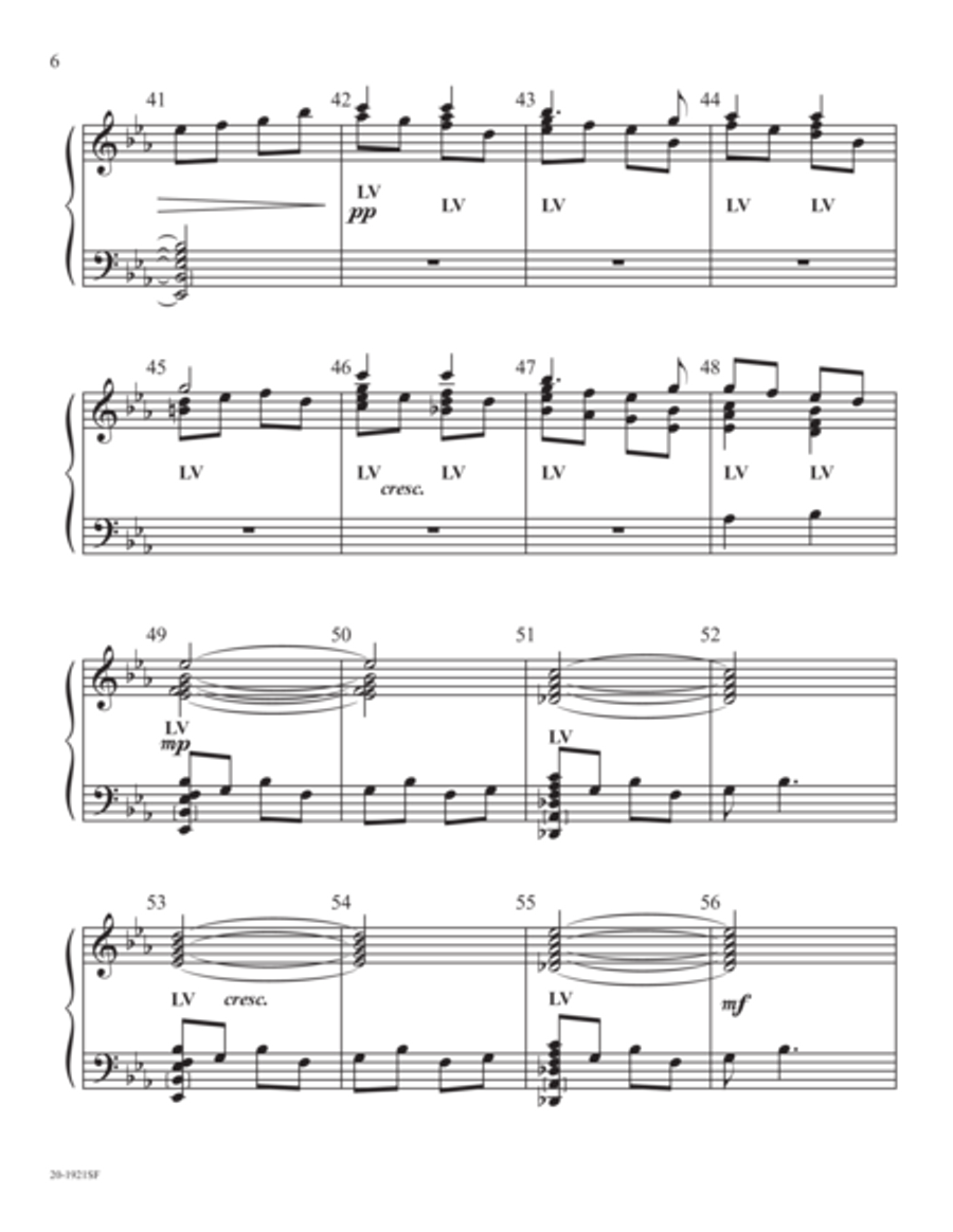 Once in Royal David's City 5-Octaves scores gallery preview page 5