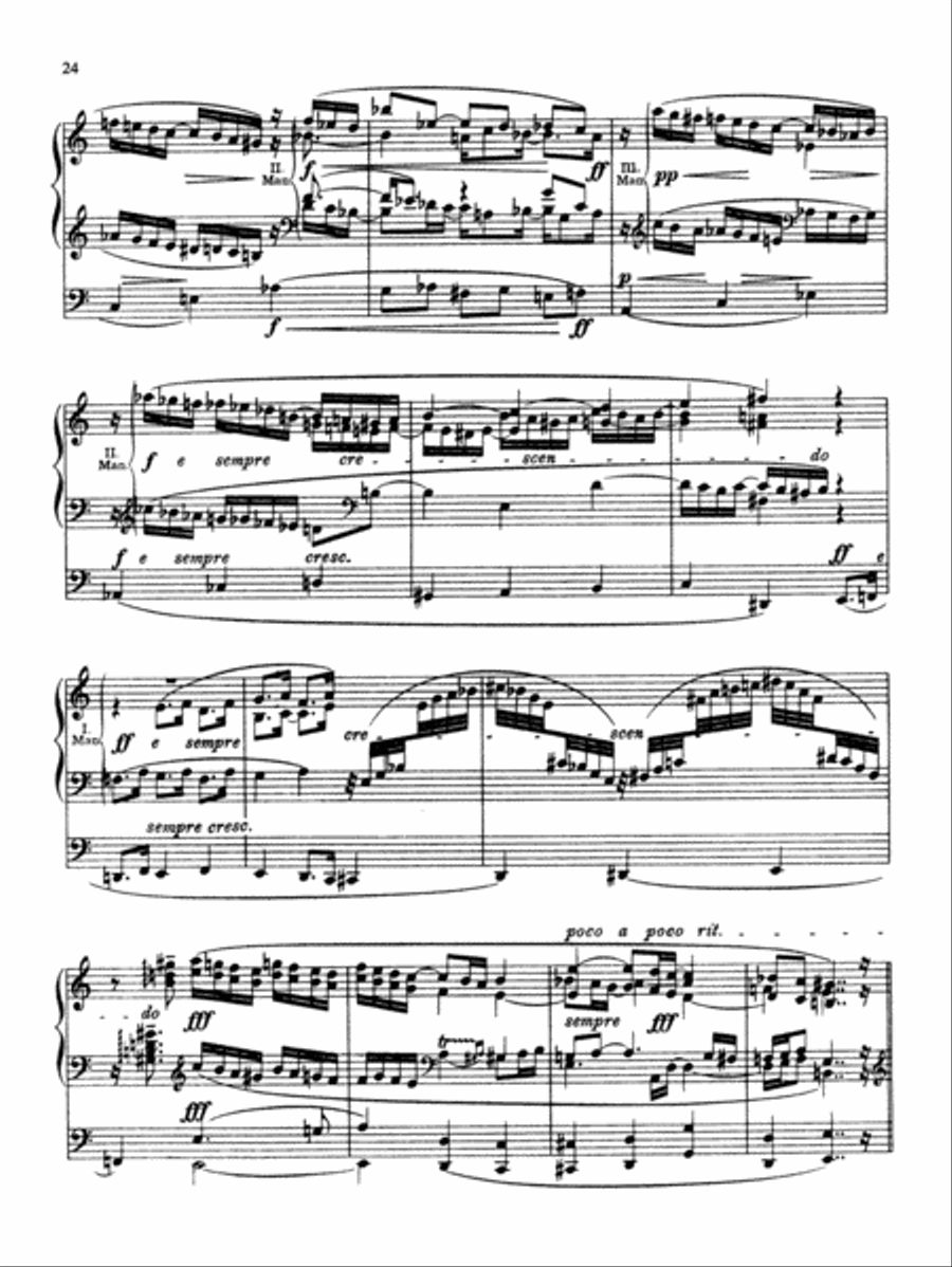Reger: Organ Works, Op. 63 Organ scores gallery preview page 3