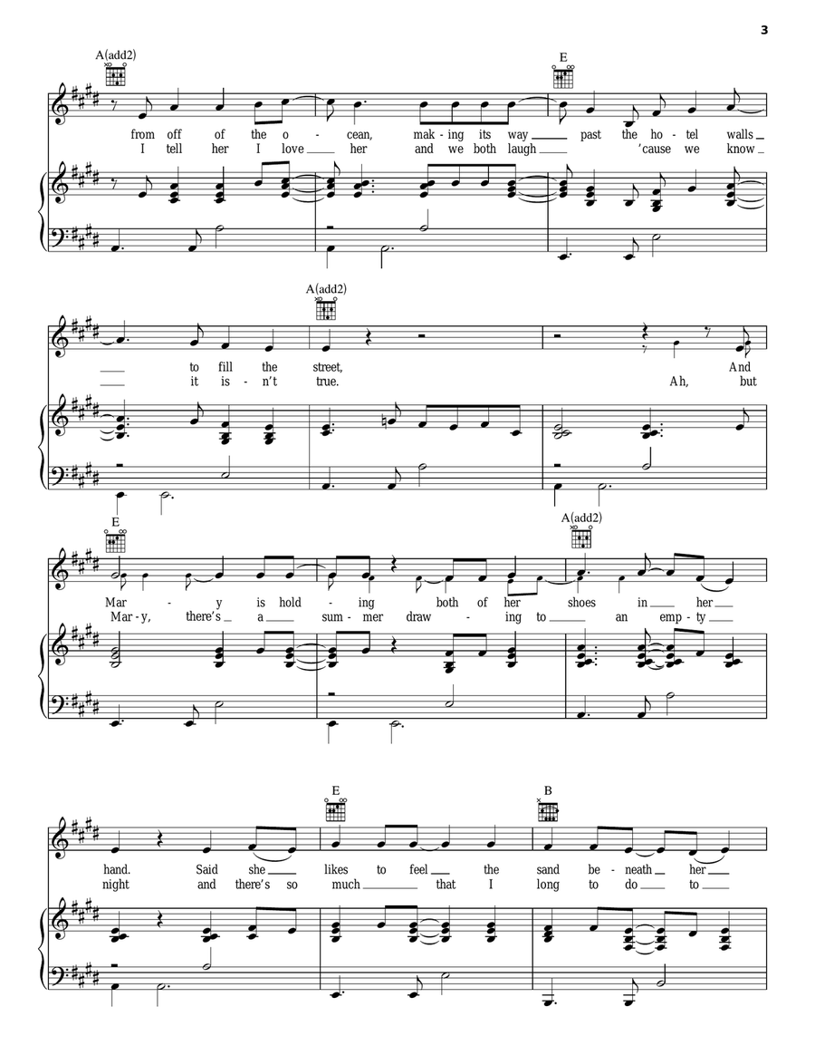 Anything But Mine Acoustic Guitar scores gallery preview page 3