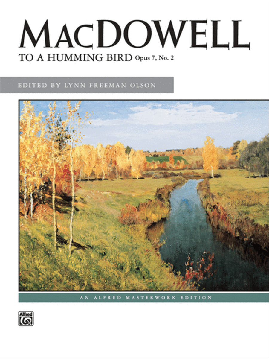 MacDowell: To a Hummingbird, Opus 7, No. 2 Small Ensemble scores gallery preview page 1