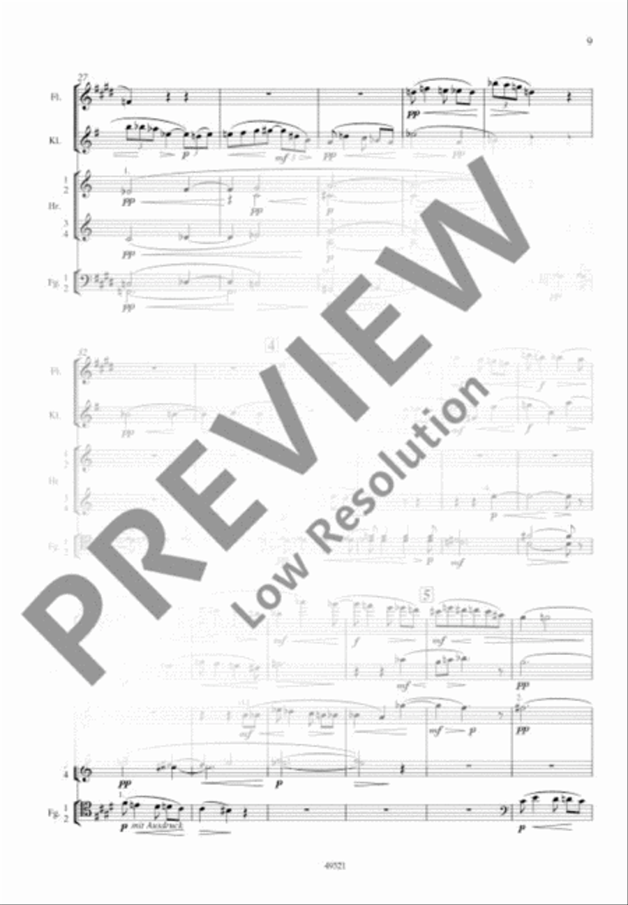 Tonstück E major Tonstück E major Bassoon scores gallery preview page 10