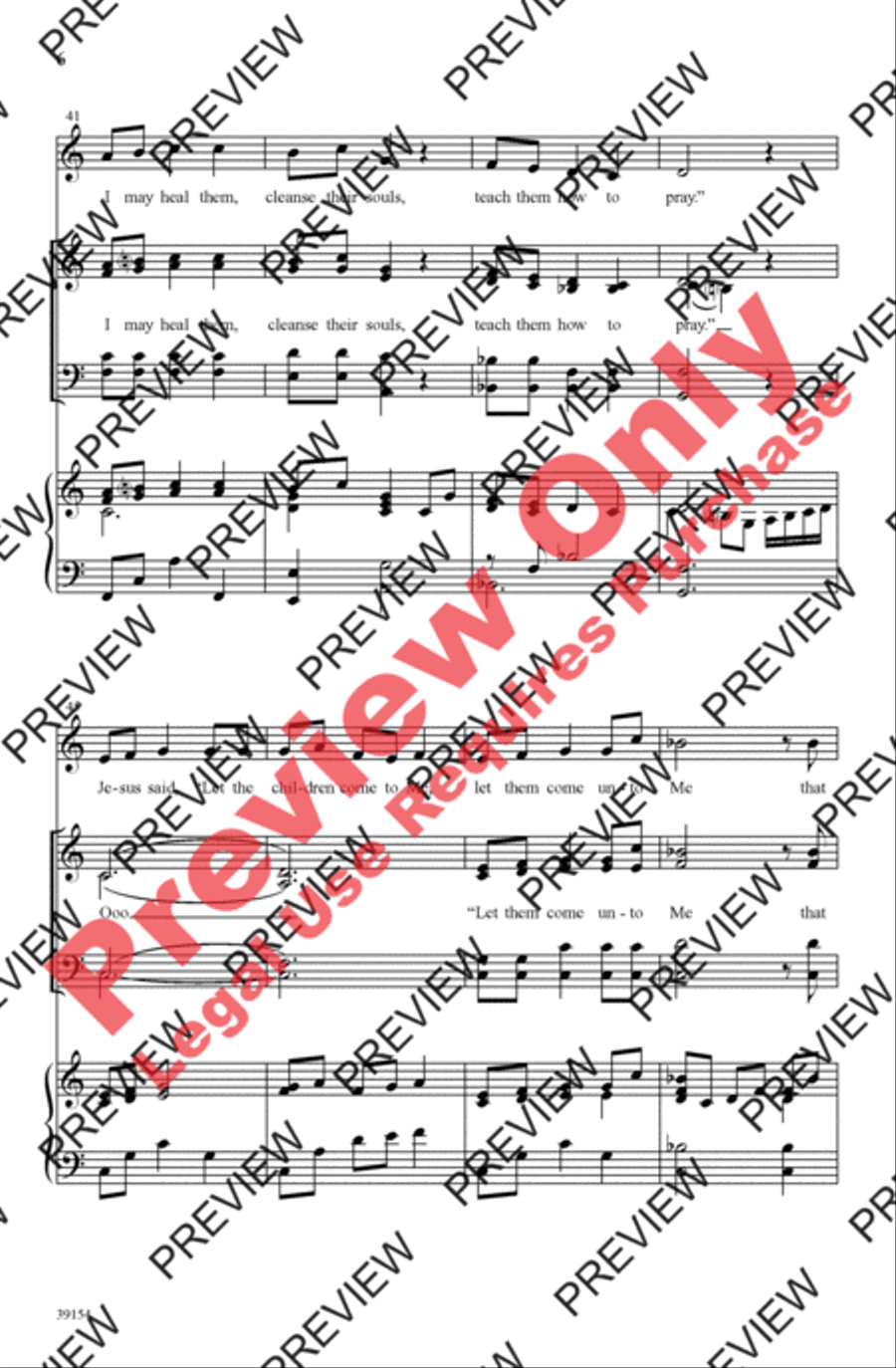 All God's Children All God's Children 4-Part scores gallery preview page 6