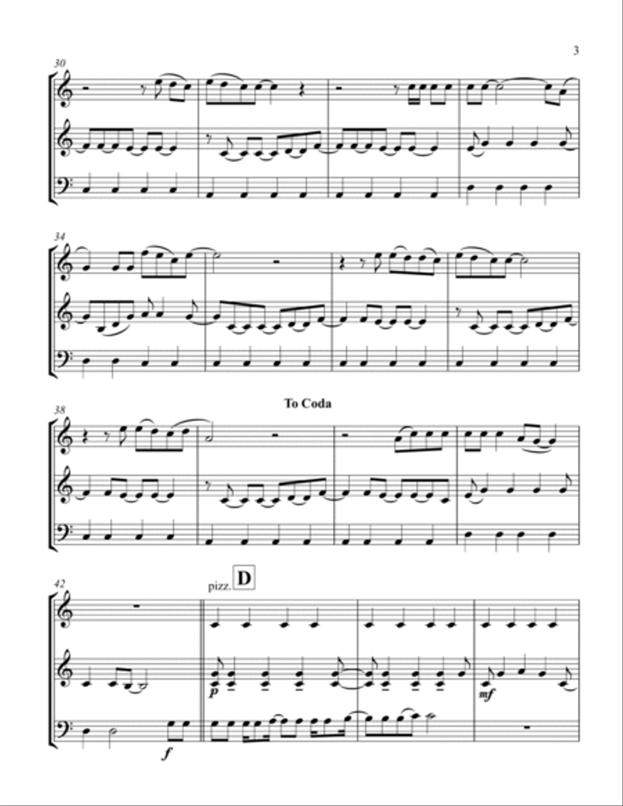 The Best (simply The Best) String Trio scores gallery preview page 3