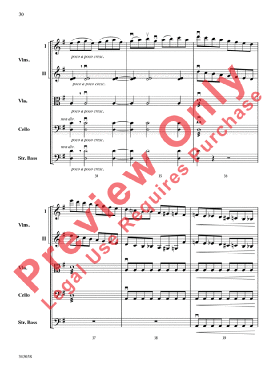 A Wisconsin Tableau String Orchestra scores gallery preview page 31