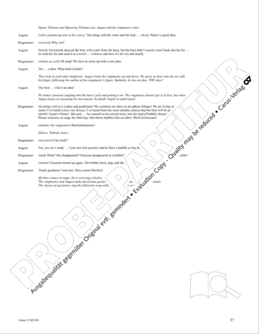 Circus Allegro Circus Allegro Choir scores gallery preview page 38