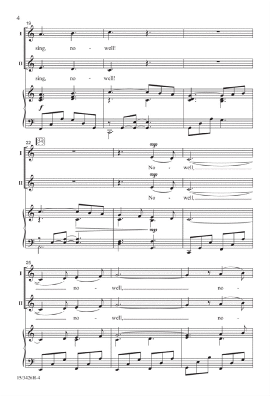 Nowell, Sing, Nowell! Nowell, Sing, Nowell! 2-Part scores gallery preview page 4