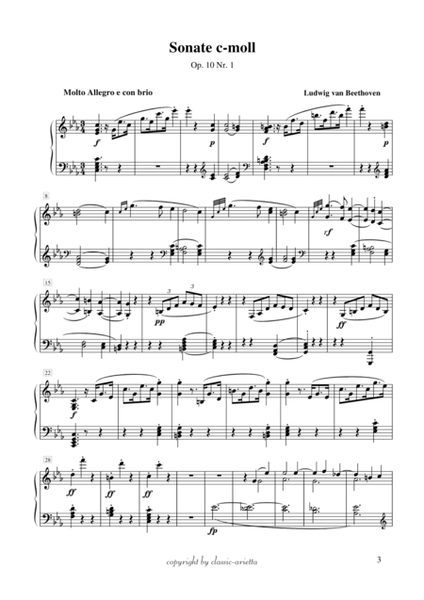 Sonata in C minor, Op. 10 no. 1