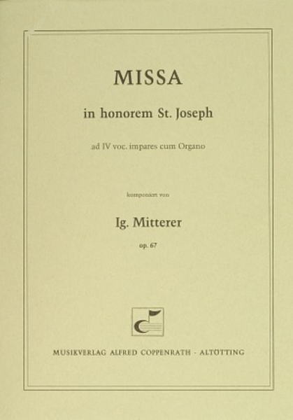Missa in honorem S. Joseph