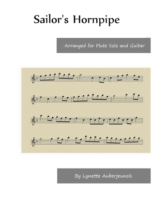 Book cover for Sailor’s Hornpipe - Flute Solo with Guitar Chords