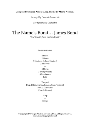 Book cover for The Name's Bond... James Bond