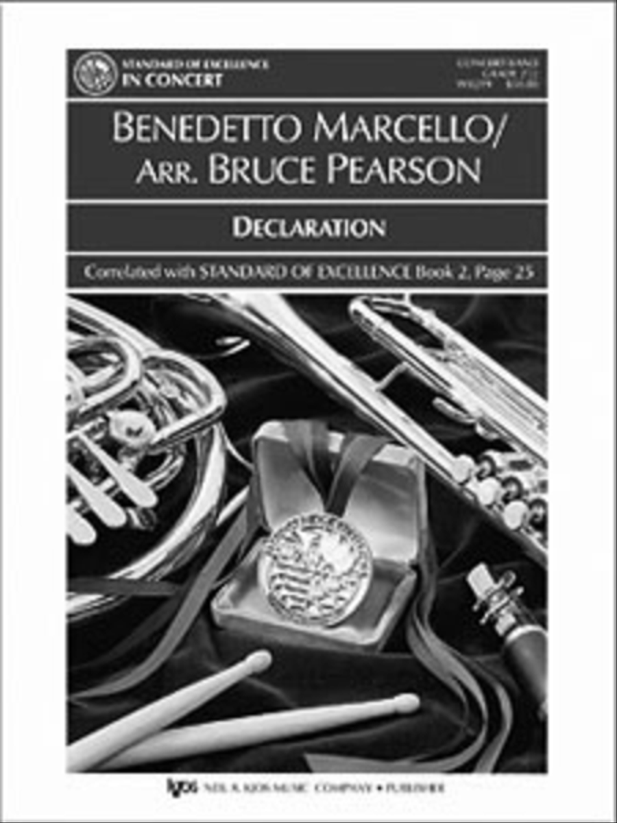 Declaration-Score Concert Band scores gallery preview page 1