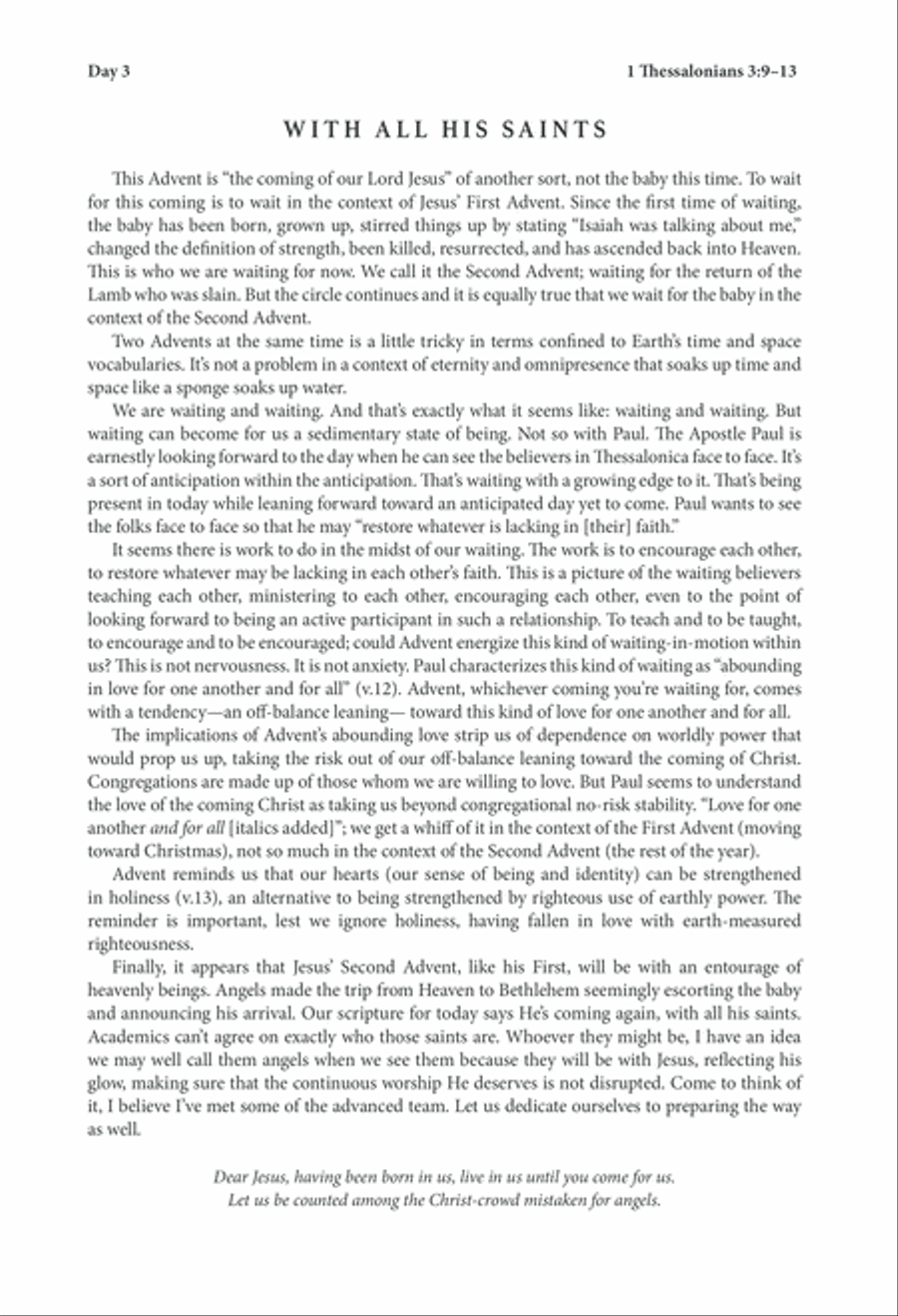 Small, Dancing Light: A Choral Service for Advent (Downloadable Devotional Guide) Choir scores gallery preview page 6