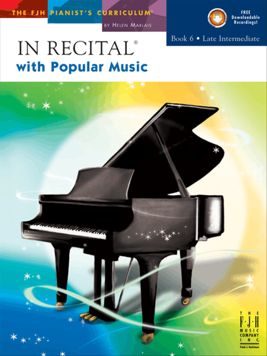 In Recital with Popular Music, Book 6 Piano Method scores gallery preview page 1