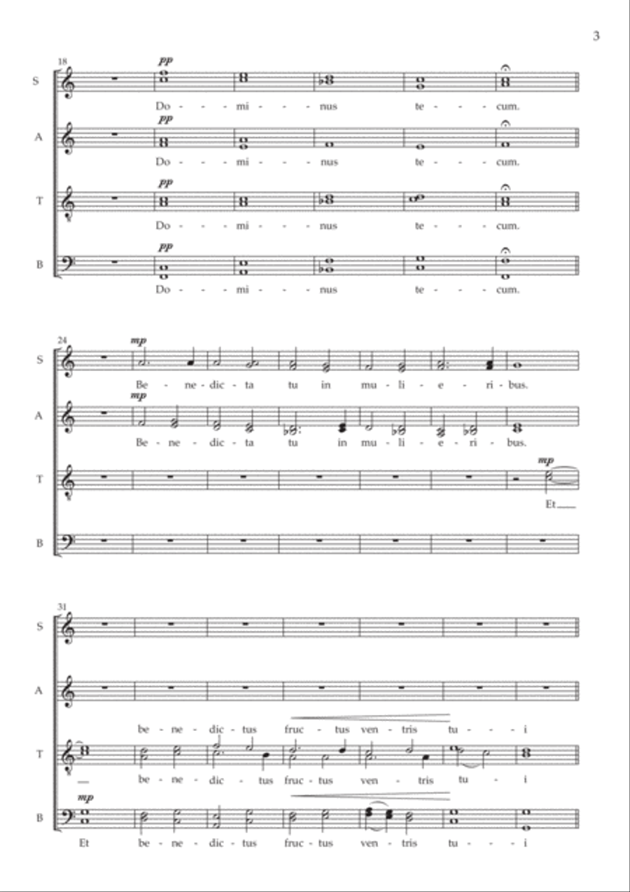 A Marian sequence 4-Part scores gallery preview page 3