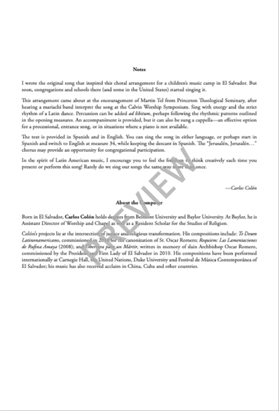 Me Alegré / I Was Glad 4-Part scores gallery preview page 3