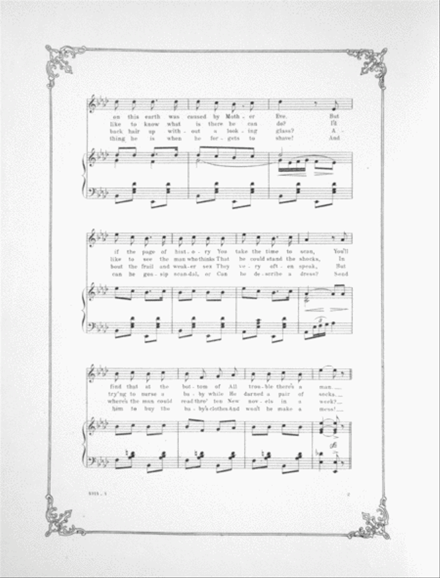 Man! Man! Man Voice scores gallery preview page 3