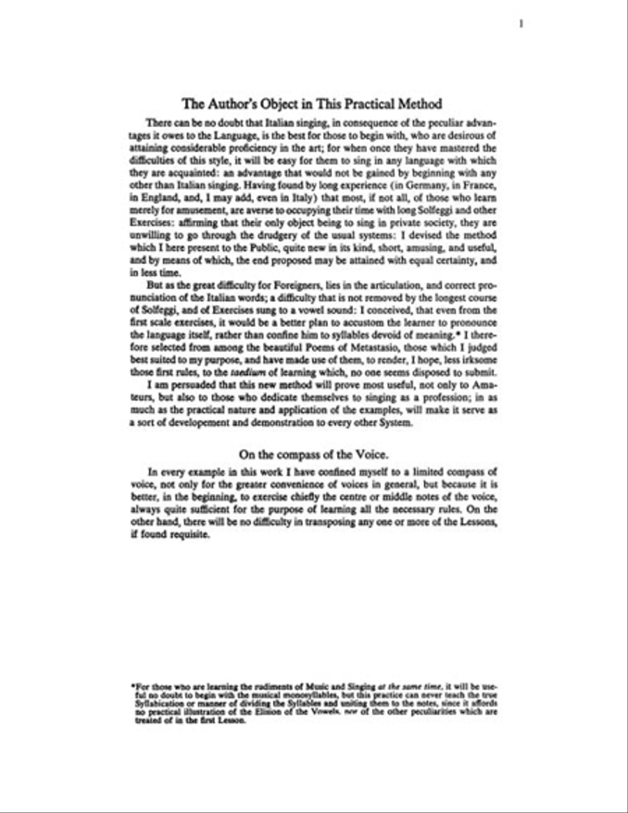 Practical Method of Italian Singing Voice Solo scores gallery preview page 6