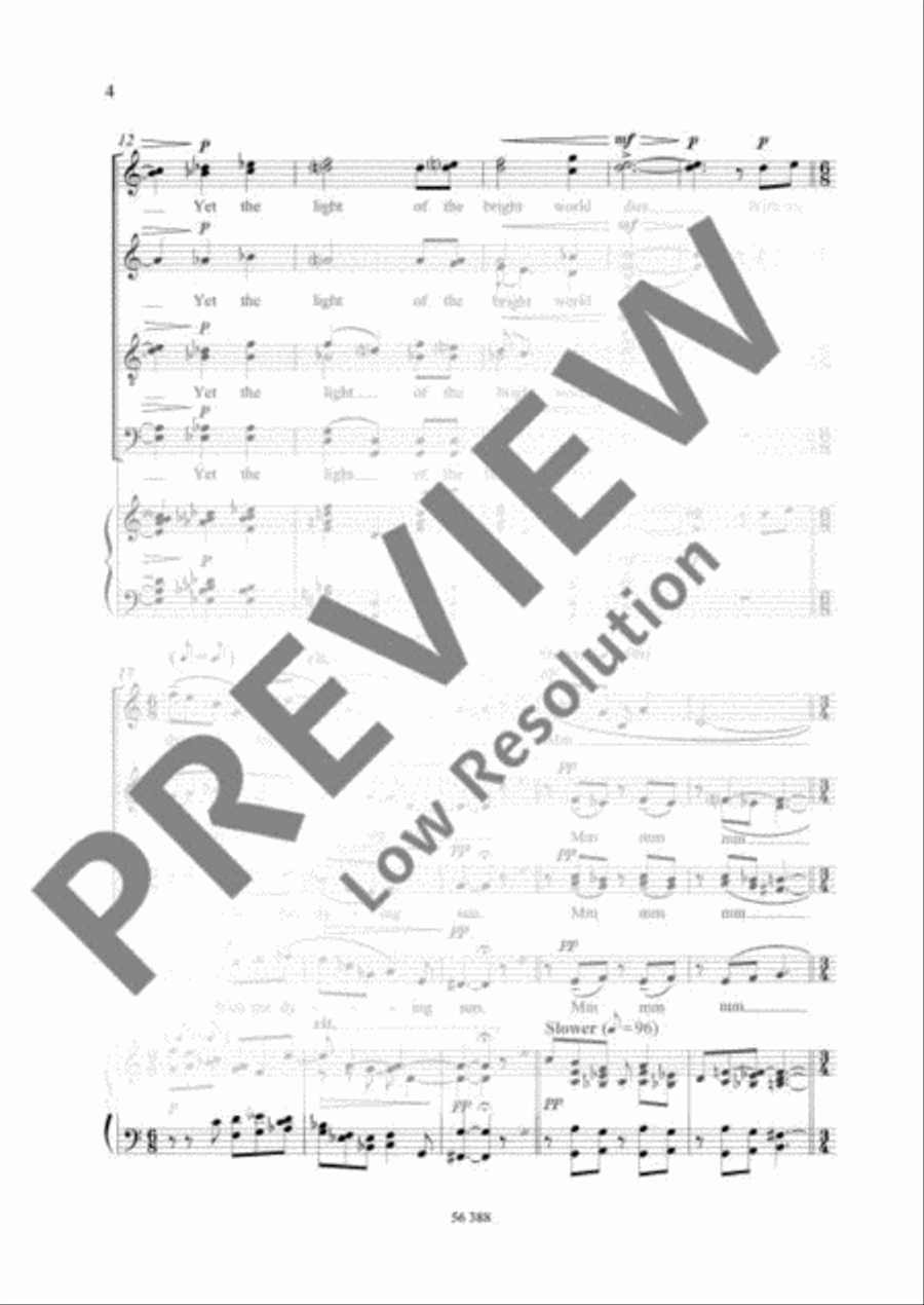 The Night has a Thousand Eyes 4-Part scores gallery preview page 5