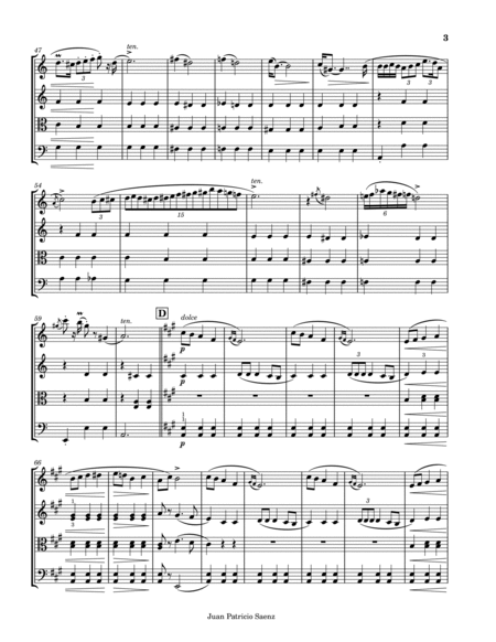 Chopin - Mazurka Op.17 No.4 - String quartet arrangement image number null
