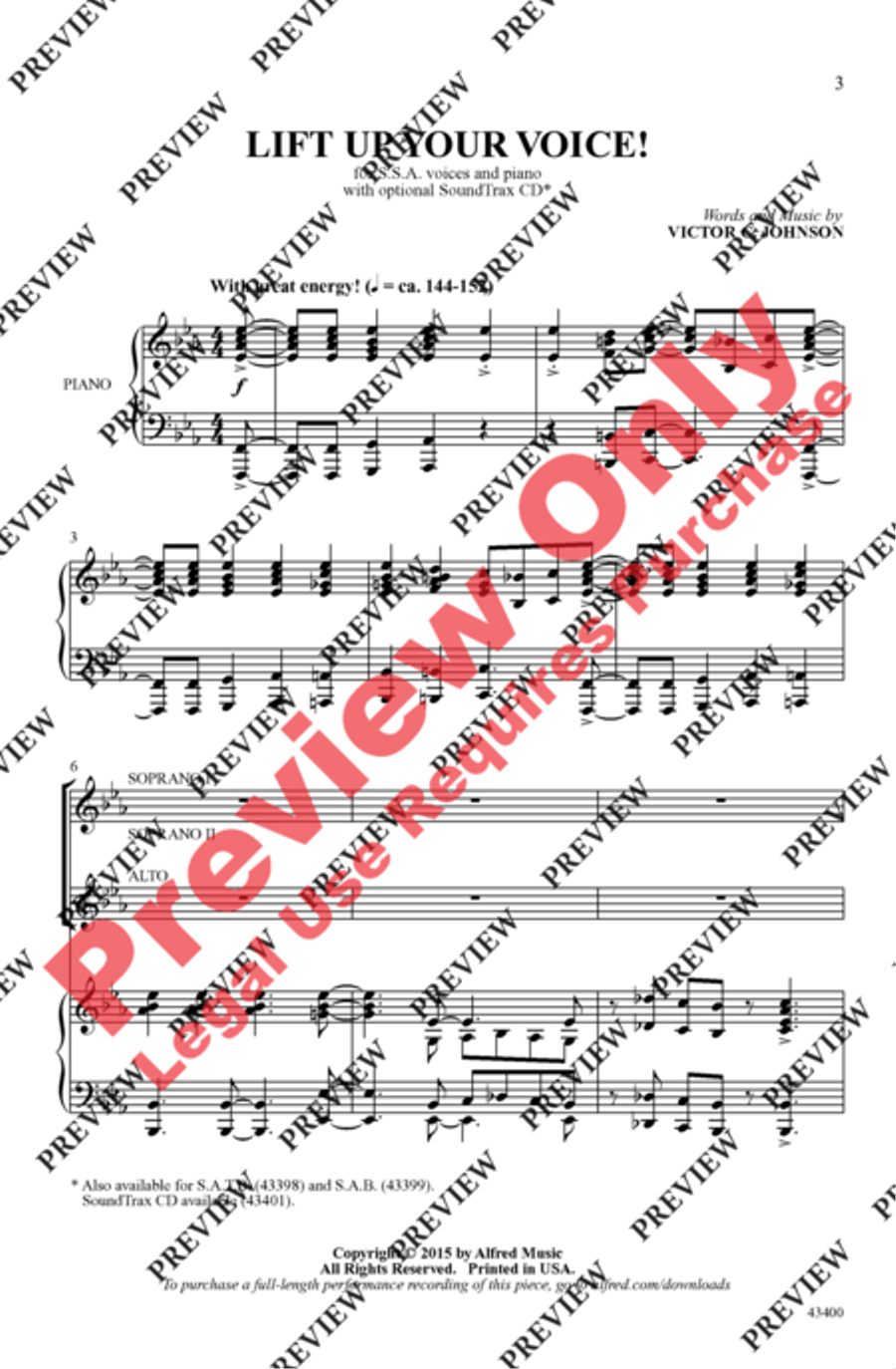 Lift Up Your Voice! Women's Choir scores gallery preview page 2