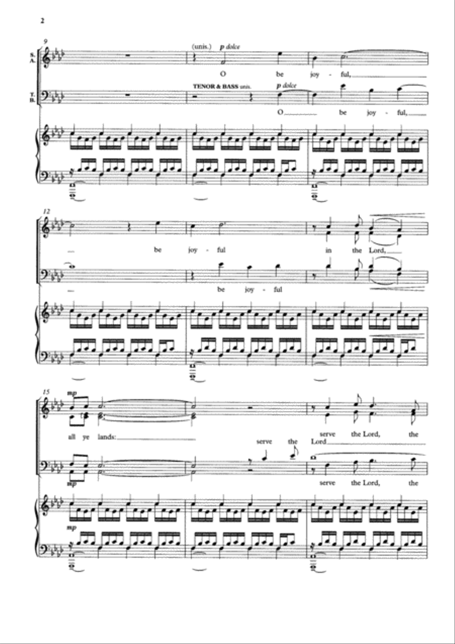 Jubilate Jubilate 4-Part scores gallery preview page 3