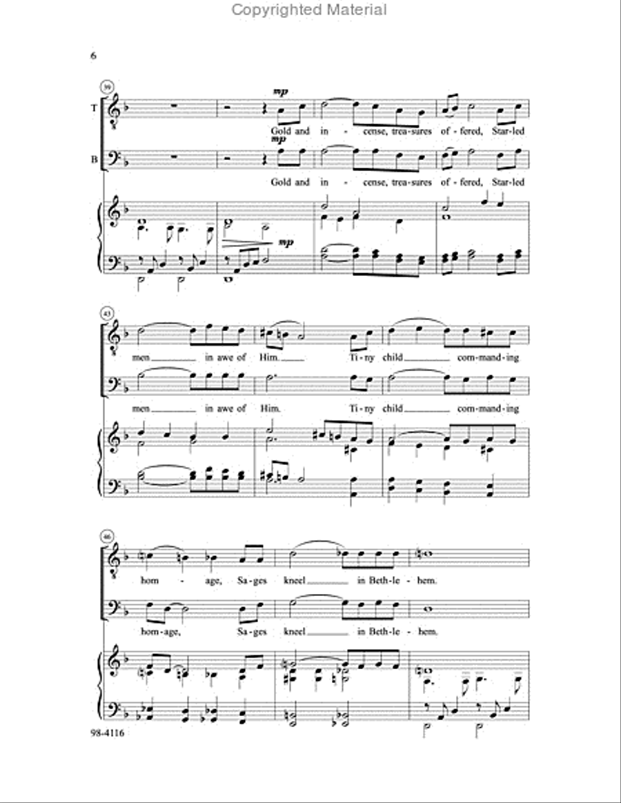 In Bethlehem In Bethlehem 4-Part scores gallery preview page 7