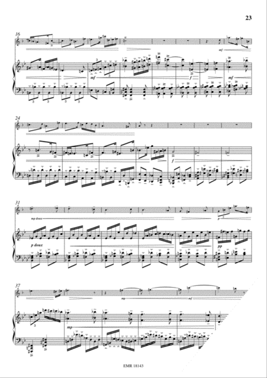 Sonate Pastorale English Horn scores gallery preview page 14