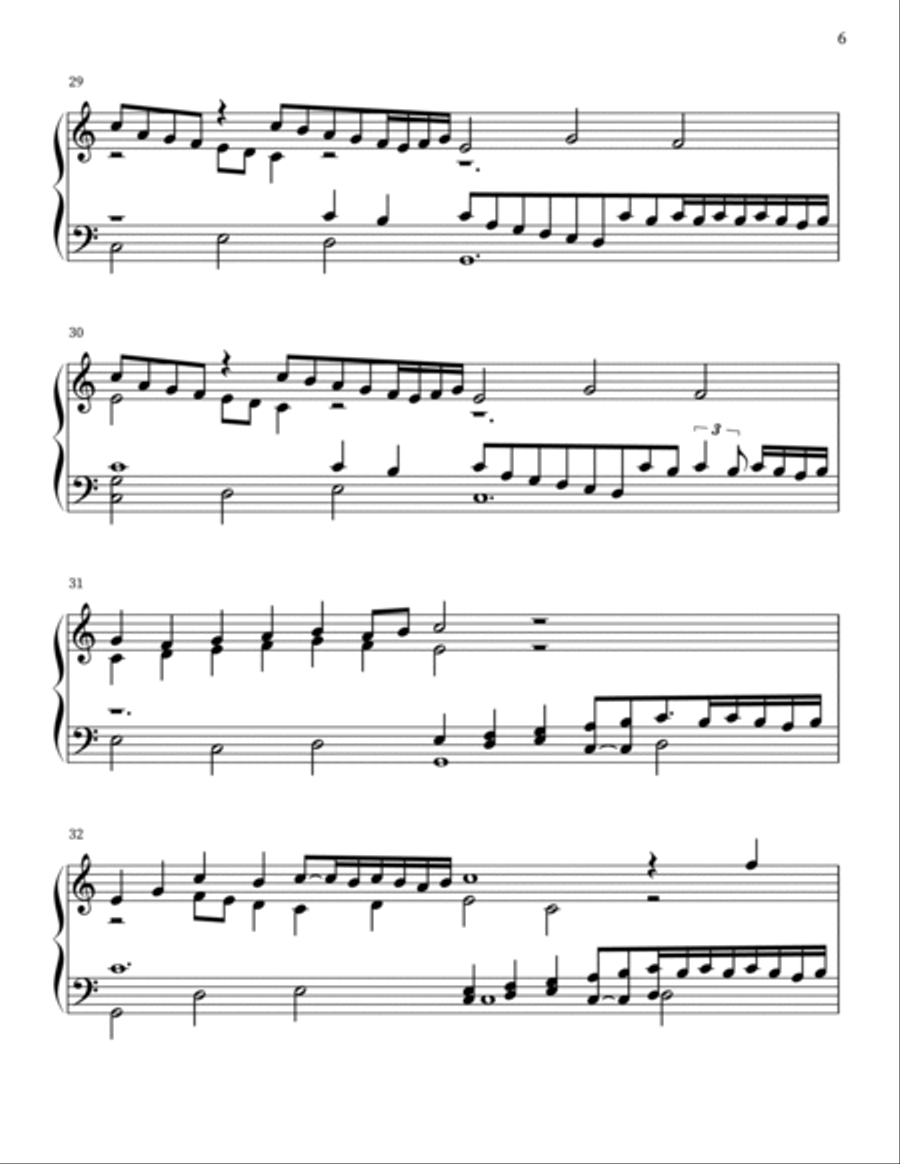 The Bells of Weimar Piano Solo scores gallery preview page 6