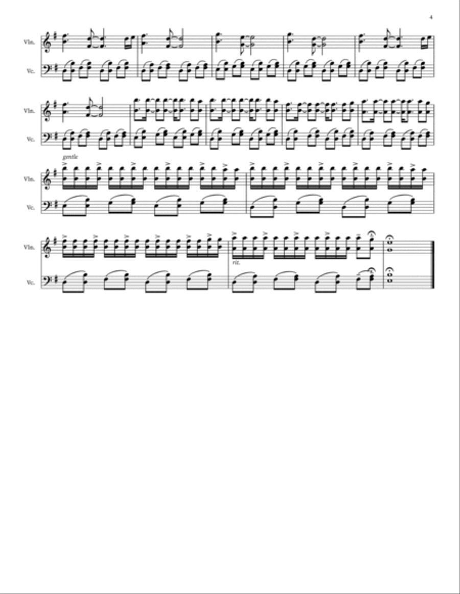 Comptine D Ete N 2 String Duet scores gallery preview page 4