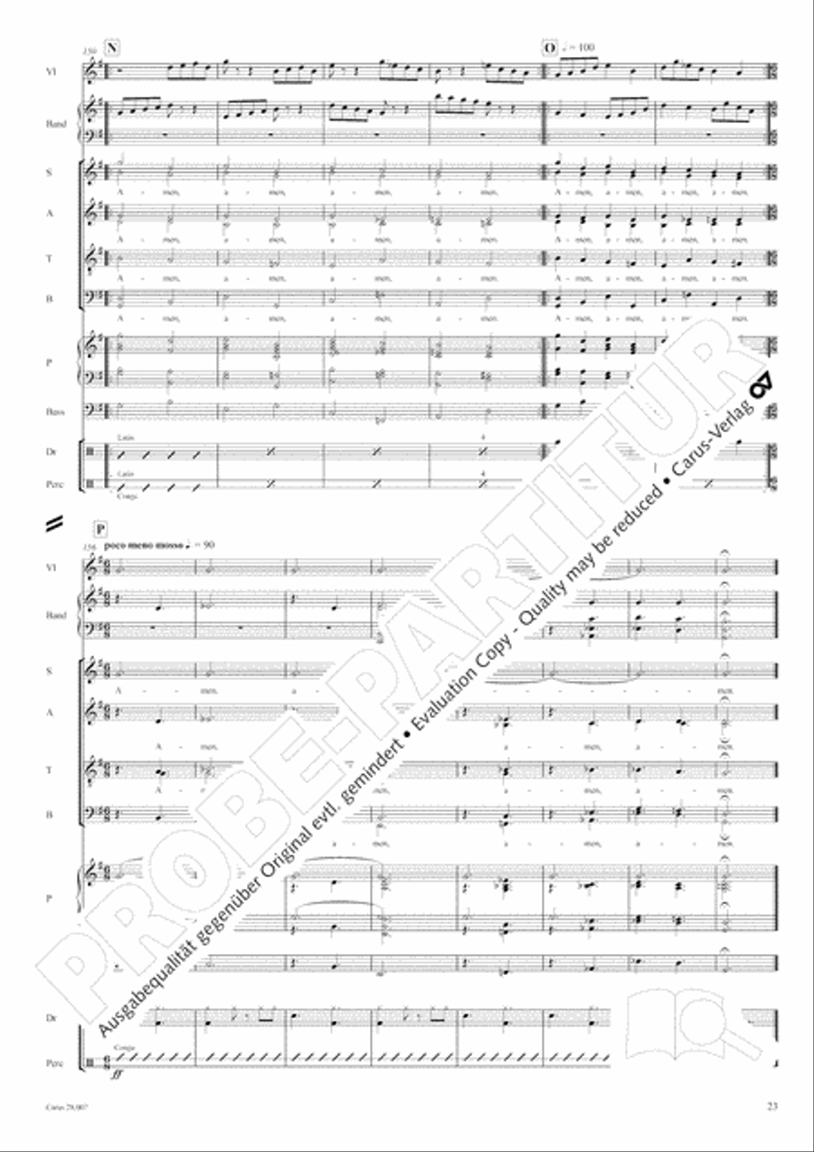 Missa latina 4-Part scores gallery preview page 24