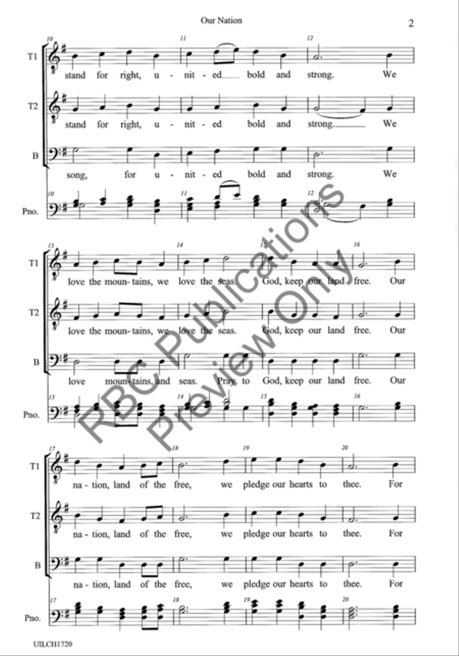 Our Nation (TTB) Our Nation (TTB) TTB scores gallery preview page 4