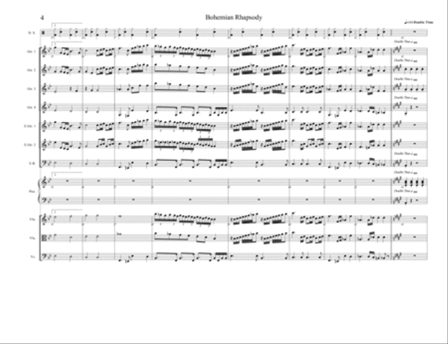 Bohemian Rhapsody Cello scores gallery preview page 4